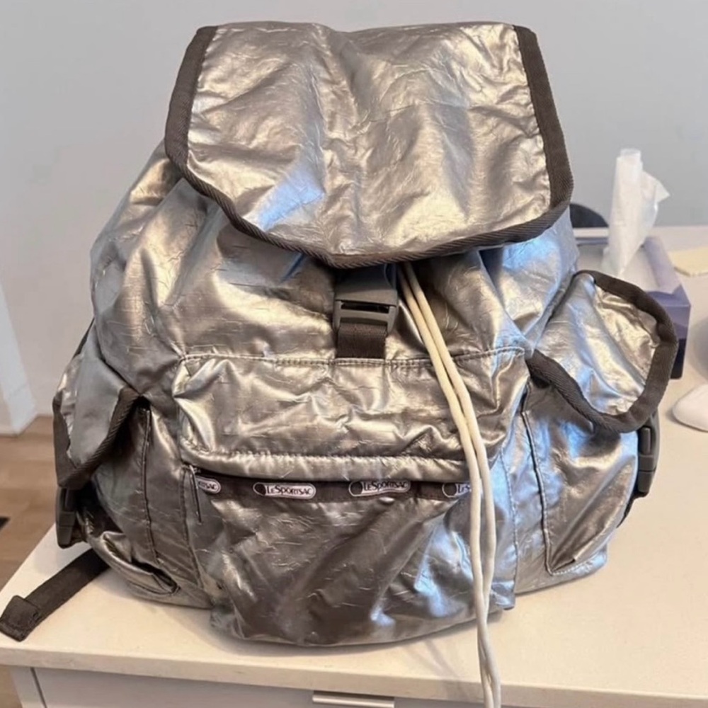 Kipling Silver Backpack - image 1